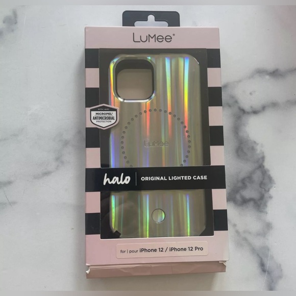 Lumee Iphone 12 Pro max Paris Hilton Holographic Case-GS100B-3 NIB bargains Deal - Picture 3 of 3
